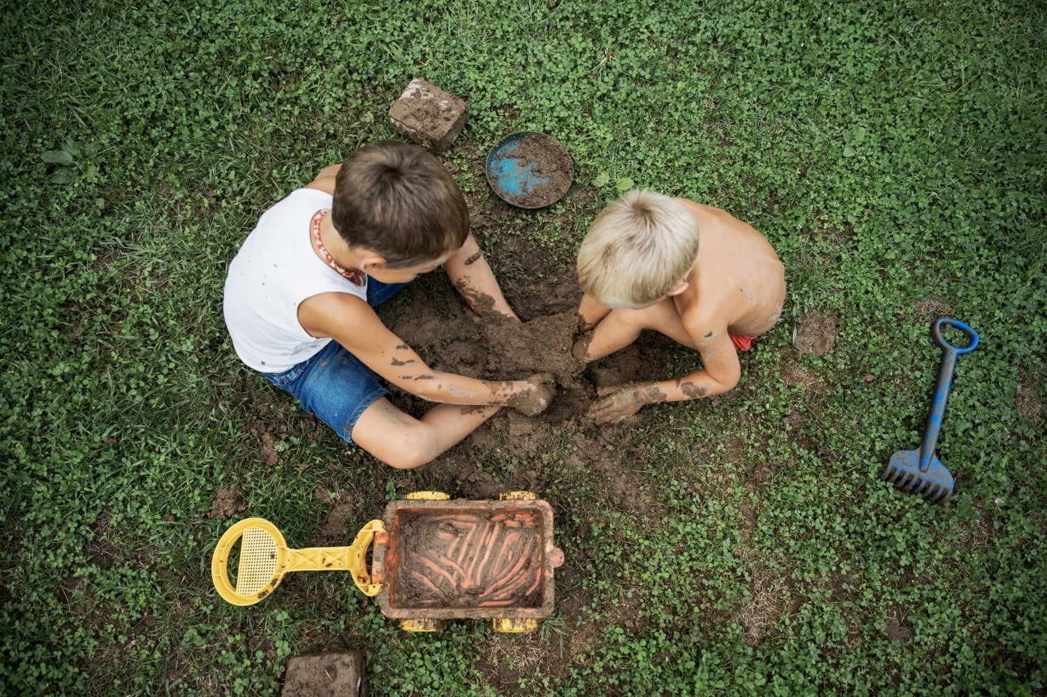 Immunité des enfants : le « sale » leur fait du bien