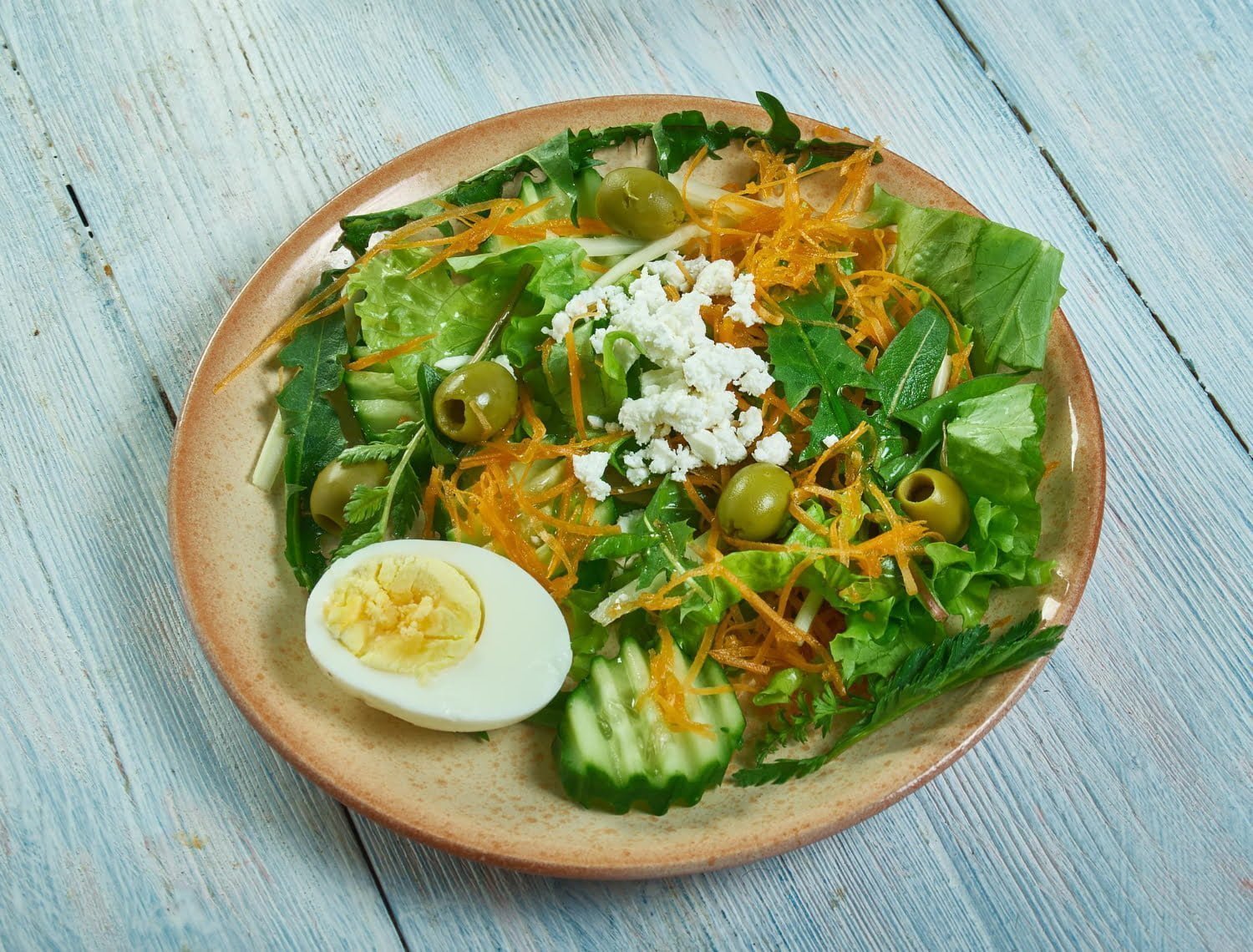 Salade de pissenlit et œufs mollets, 5 fruits et légumes par jour c’est facile !