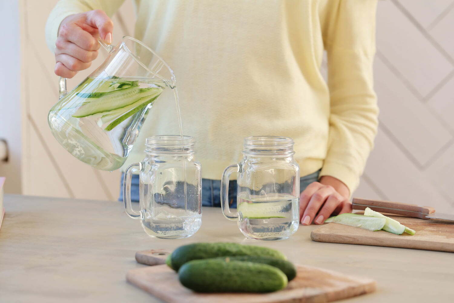 Découvrez ces 5 bienfaits insoupçonnés de l’eau de concombre