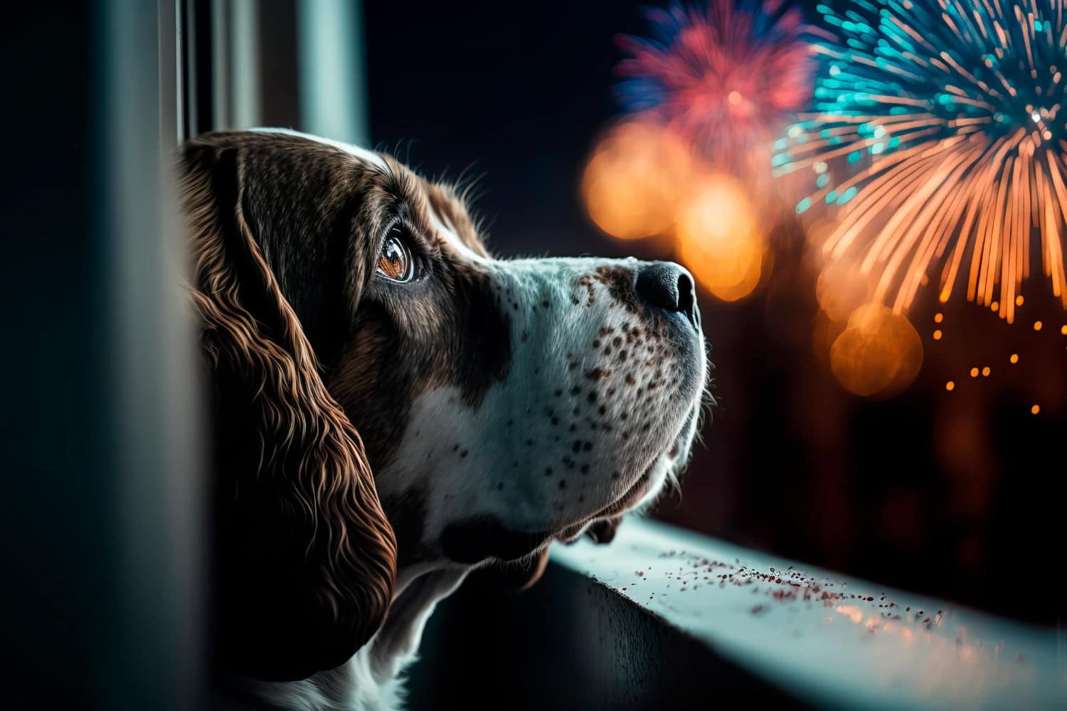 7 Conseils pour aider votre chien à rester calme pendant les feux d’artifice du 14 juillet