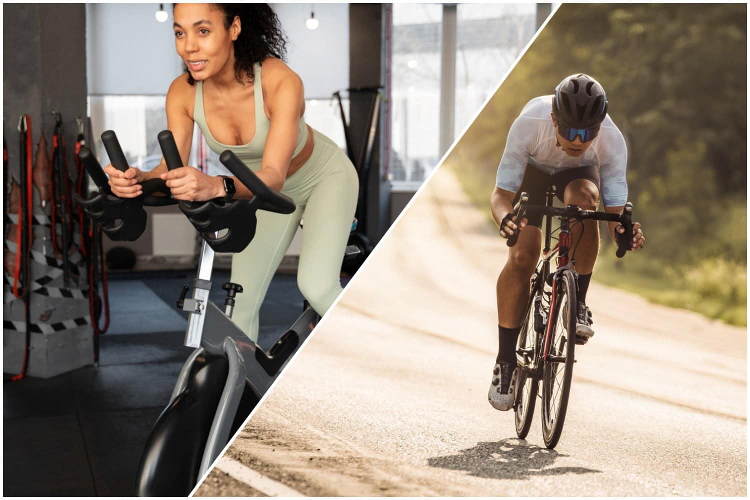 Un vélo d’appartement est-il aussi efficace qu’un vélo de route pour brûler des calories ?
