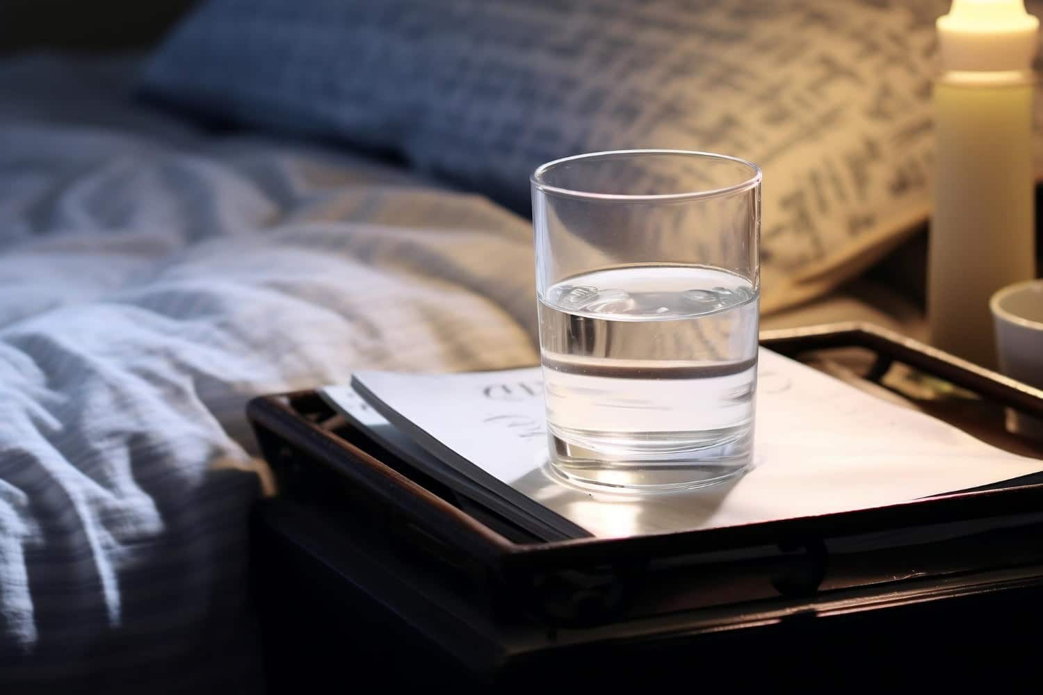 Pourquoi il ne faut surtout pas poser un verre d’eau sur la table de chevet la nuit ?