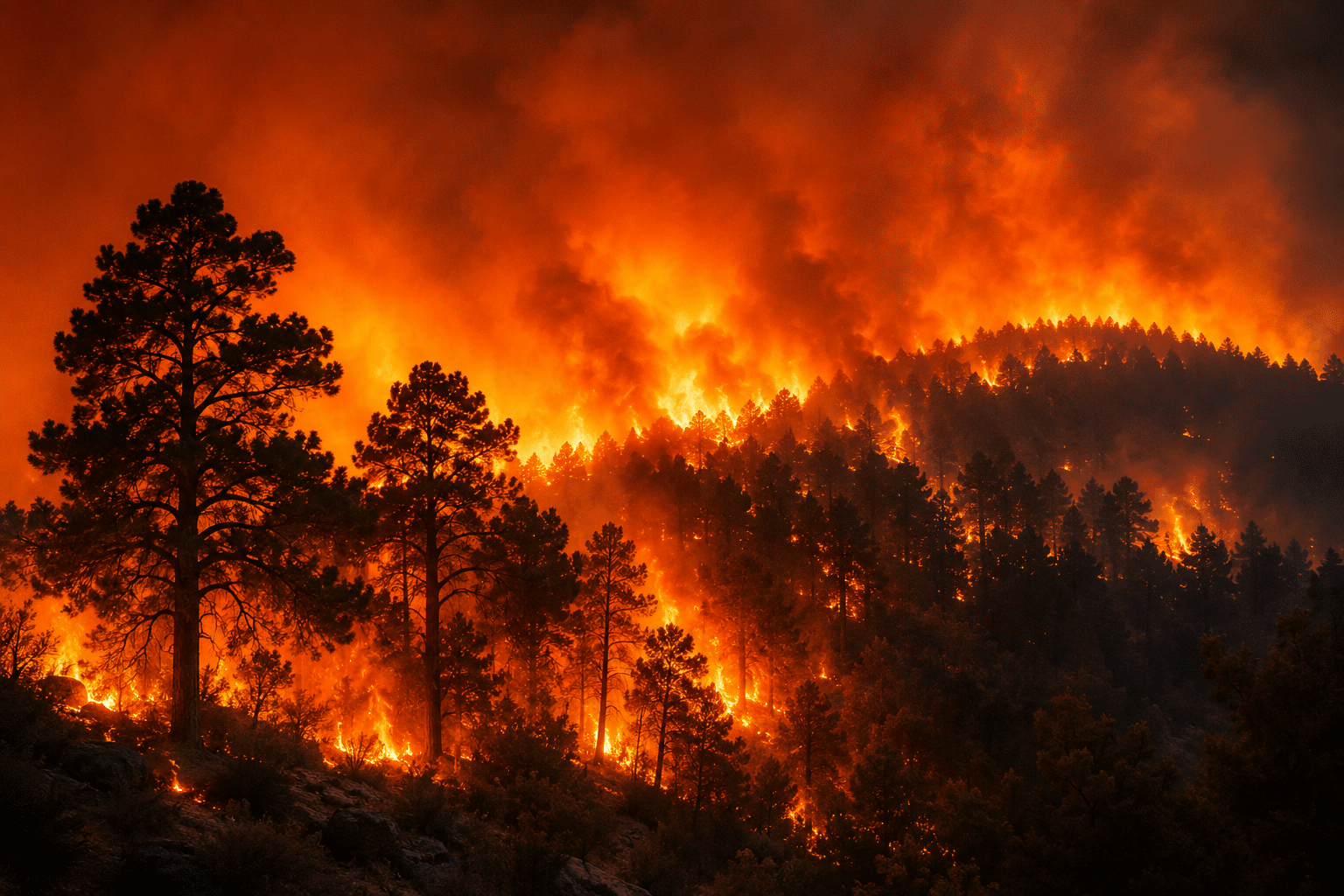 Feu de fôret, que faire en cas d’inhalation de fumée : symptômes, urgence et prévention